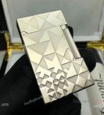 2018 Reproduction Dupont Mens Lighter - Silver Triangle